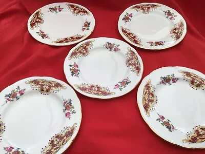 Buy 5 X Vintage Duchess Bone China Pattern 394  6.5 Inch Side Plate • 4.99£