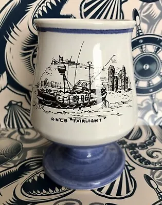 Buy RNLI Pottery Goblet Hastings Lifeboat RNLB Fairlight East Sussex Service • 9.95£