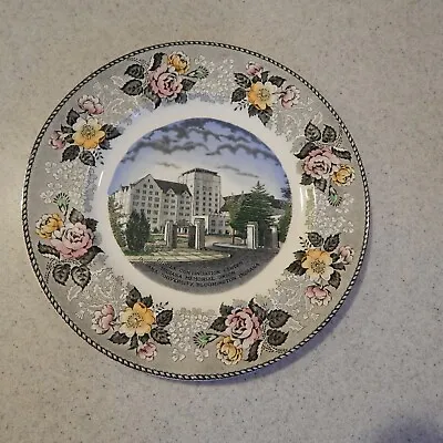 Buy Indiana University Memorial Union Souvenir Staffordshire Plate Bloomington, IN. • 18.96£