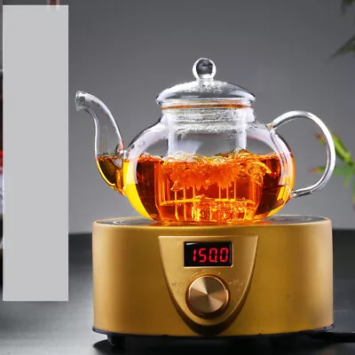 Buy  Loose Leaf Tea Steeper Pot Infuser Kettle Hot Water Flower Teapot • 12.37£