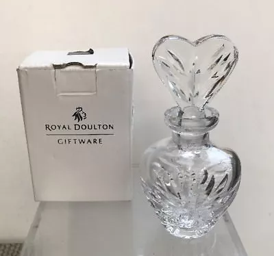 Buy Royal Doulton Keswick Perfume Bottle, Hand Cut Lead Crystal • 25£
