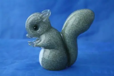 Buy Langham Glass Crystal Hand-made Small Grey Squirrel Figure Brand New / Boxed • 42.95£