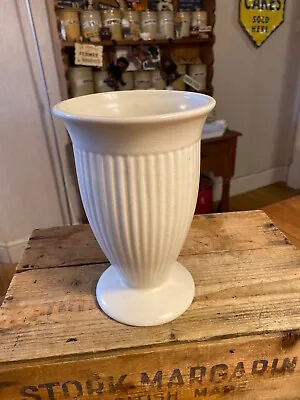 Buy Vintage Sylvac 628 Tall White Classic Ribbed Vase – Great! – • 14.99£