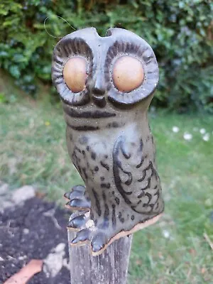 Buy Studio Pottery Vintage Stoneware Owl Money Box Tremar Pottery Cornwall • 7.25£