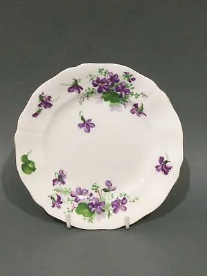 Buy Adderley Bone China “ Violets “ Tea Plate • 4.95£