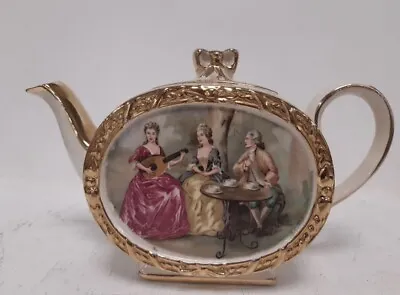 Buy Rare Full Size Sadler Barrel Teapot - 1762 In Excellent Vintage Condition • 19£