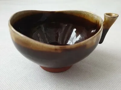 Buy Irish Studio Pottery Brown Glazed Soup Bowl By Retos Made In Shannon Ireland  • 12.99£