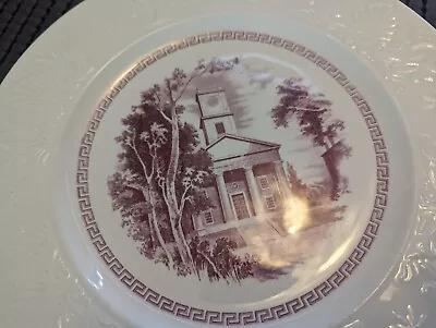 Buy Vintage Wedgwood Amherst  College (Johnson Chapel) 27cm Plate CH* • 19.99£