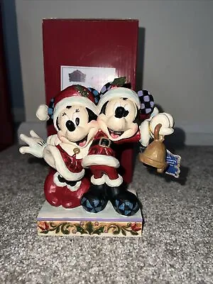 Buy Disney Traditions By Jim Shore Mickey + Minnie  Jingle Bell  6013058 New Boxed • 7.15£