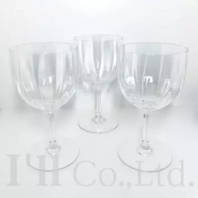 Buy Baccarat Wine Glass 3-Piece Set Crystal Clear Branded Tableware Western Liq • 146.38£