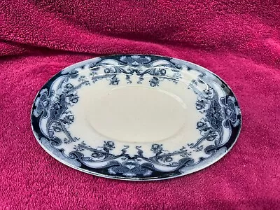 Buy Vintage Iris Royal Staffordshire Pottery Oval Saucer • 14.75£