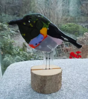 Buy Art Glass British Handmade Glassware Bird Sculpture Ornament • 16.50£