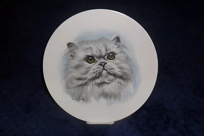 Buy Poole Pottery Plate Persian Cat With Stand • 2.50£