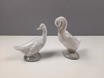 Buy 2 X Nao By Lladro Geese/ Duck Figurines In Good Condition • 9.50£
