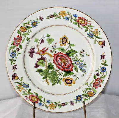 Buy Vintage Aynsley England Floral Bird Dinner Plate Pattern 4965 Fine Bone China • 28.44£