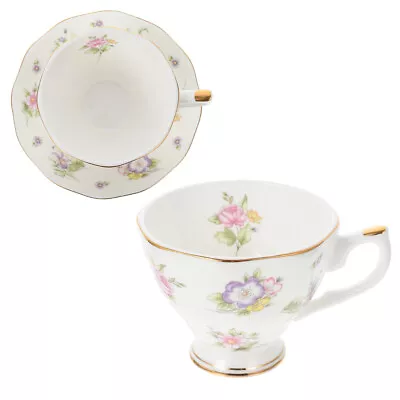 Buy Stunning Vintage Tea Set, Fine Bone China, Cup & Saucer, Gold Trim, Table Décor • 19.95£