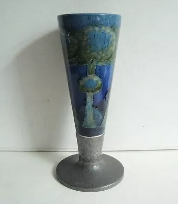 Buy Moorcroft Moon Lit Blue Liberty Co Tudric Vase Art Nouveau A/F • 350£