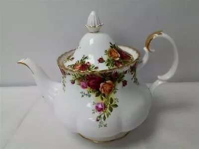 Buy Royal Albert Bone China Old Country Roses Large Teapot • 9.99£