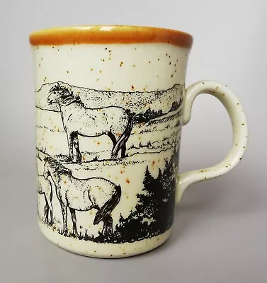 Buy Welsh Beaker Company DARTMOOR PONY Speckled Mug: Horses: Made In Wales • 11£