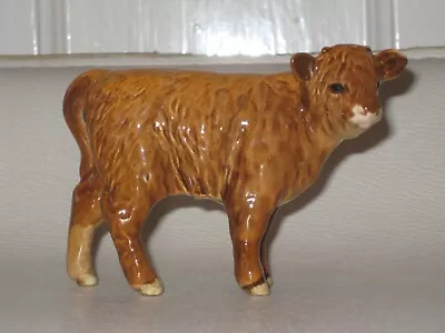 Buy Beswick Highland Calf 1827D In Tan And Brown Gloss • 29.95£