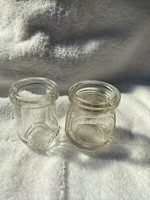 Buy 2 Small Vintage Glass Jars • 2£