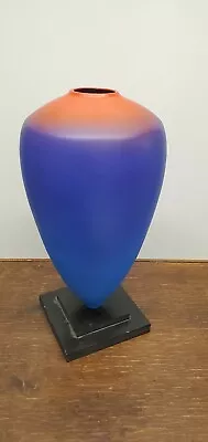 Buy Pottery Vase On Stand Hand Made 15 Inch / Handmade / Unique Shape • 83.15£