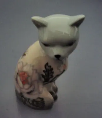 Buy Old Tupton Ware Flower Garden Ceramic Cat Figurine/Statue * New In Gift Box * • 24.85£