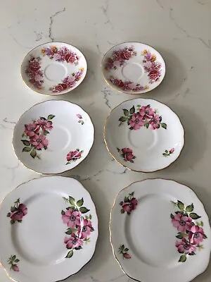 Buy Royal Vale And Queen Anne Bone China Tea Plates And Saucers • 10£