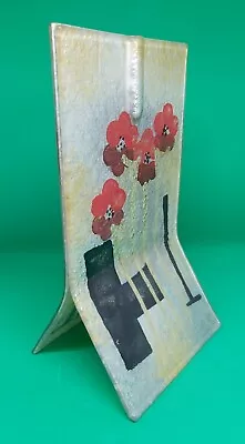 Buy Glass Object With Painted Flowers  • 5£