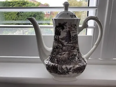 Buy Vintage Ridgway Tea Pot -Staffordshire England Meadowsweet • 14.90£