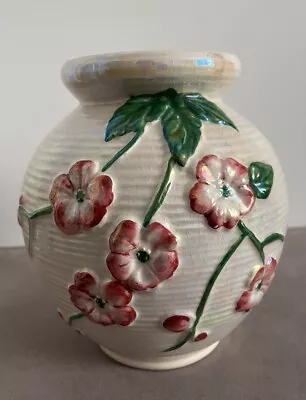 Buy Vintage Maling Pink Blossom Lustre Vase • 9£