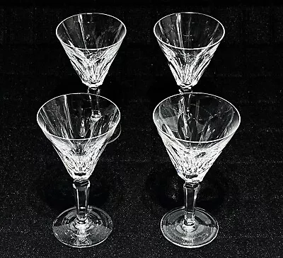 Buy 4 Waterford Sheila Crystal Water Wine Glasses Goblets 6 Panel 6 1/2  Gothic Mark • 62.34£