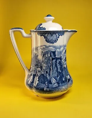 Buy Johnson Brothers Bros Old English Castles Blue And White Farnham Coffee Pot • 24.99£