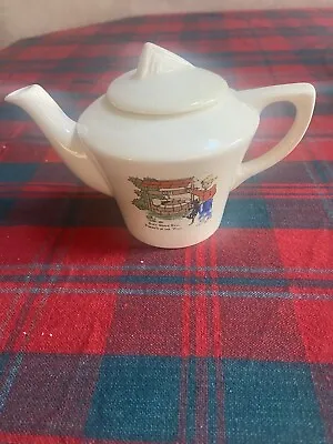 Buy Vintage Nursery Ware Teapot With Nursery Rhyme Detail. • 2.50£