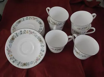 Buy SIX Royal Doulton Tapestry Cups And Saucers - Excellent Condition • 10£