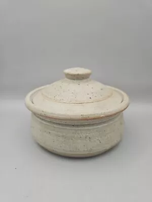 Buy Llanarth Studio Pottery Wales  Lidded Pot 3.25  Tall & 5  Dia. Studio Pottery • 12£
