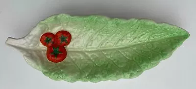 Buy Vintage Lettuce And Tomato Serving Platter In Great Condition Like Carlton Ware • 5.99£