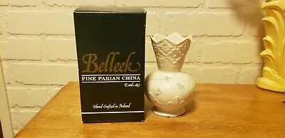 Buy Vintage Belleek Vase #1025 Donegal With Box • 18.91£