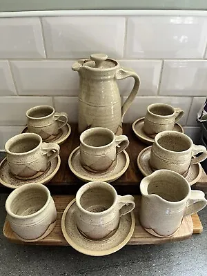 Buy Vintage Studio Pottery Coffee Set Stamped Claycraft Of Bromyard • 35£