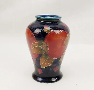 Buy C1930 William Moorcroft Miniature Pomegranate Pattern Vase • 275£