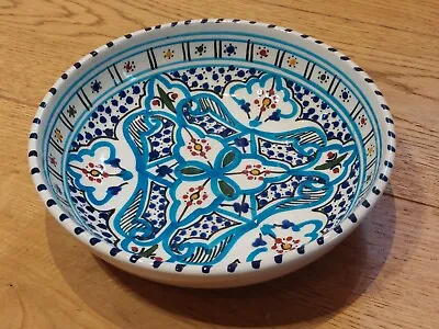 Buy  Hand Made Painted Serving Décorative  Deep Arabisck Plate 20cmx6cm • 9.99£