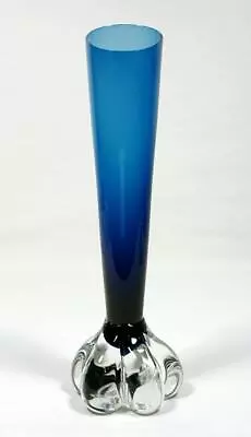 Buy Vintage Scandinavian Glass Vase 1970s Swedish • 34.99£