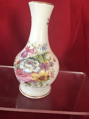 Buy Vintage Hammersley FineBone China~ Foral Sprays Bud Vase • 10£