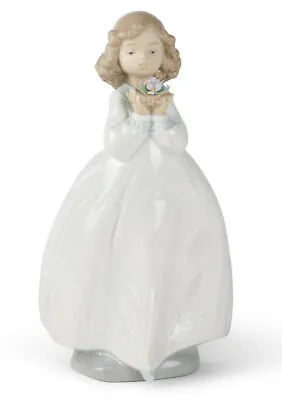 Buy New Nao By Lladro #1444 The Flower Girl Brand Nib Wedding Communion Save$ F/sh • 132.88£