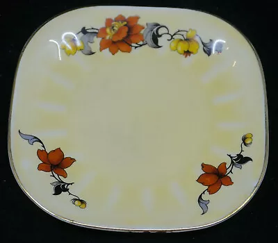 Buy VINTAGE LIMOGES CHINA COMPANY SMALL PLATE, GOLDEN GLOW W FLOWERS, SEBRING, OHIO • 3.78£
