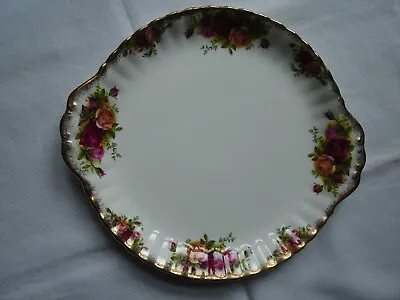 Buy Royal Albert Bone China Old Country Rose Tab Handled Bread Plate. • 10£