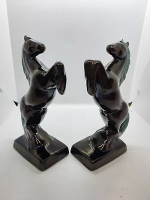 Buy Canadian Blue Mountain Pottery - A Pair Of Rearing Horses • 20£