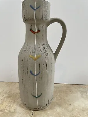 Buy Vintage West German Pottery Vase 1504-26 • 35£