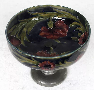Buy William Moorcroft Pottery, Tudric Pedestal Bowl/Tazza, Spanish Pattern C1914 • 399£
