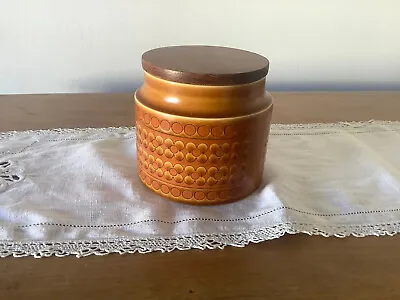 Buy Vintage Hornsea Saffron Storage Jar. • 10.99£